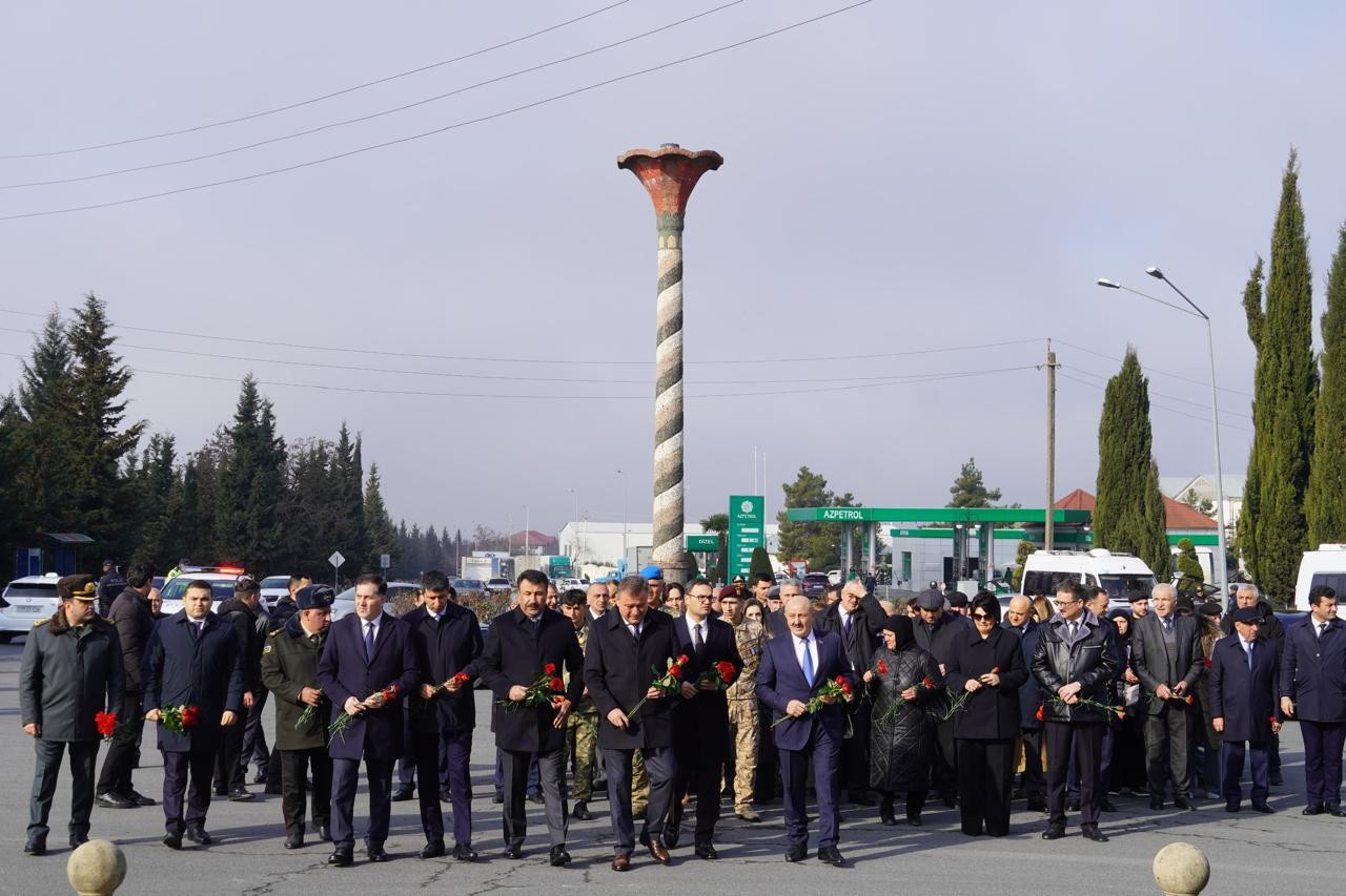 Zaqatalada Xocalı soyqırımı qurbanlarının xatirəsi anılıb - FOTOLAR
